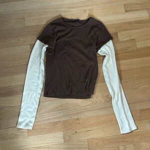 brandy layered long sleeve